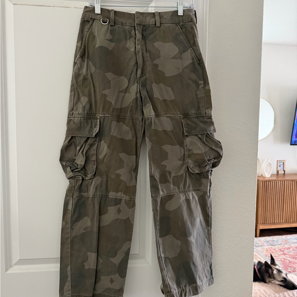 Pistola Men's Green Camouflage Cargo Pants